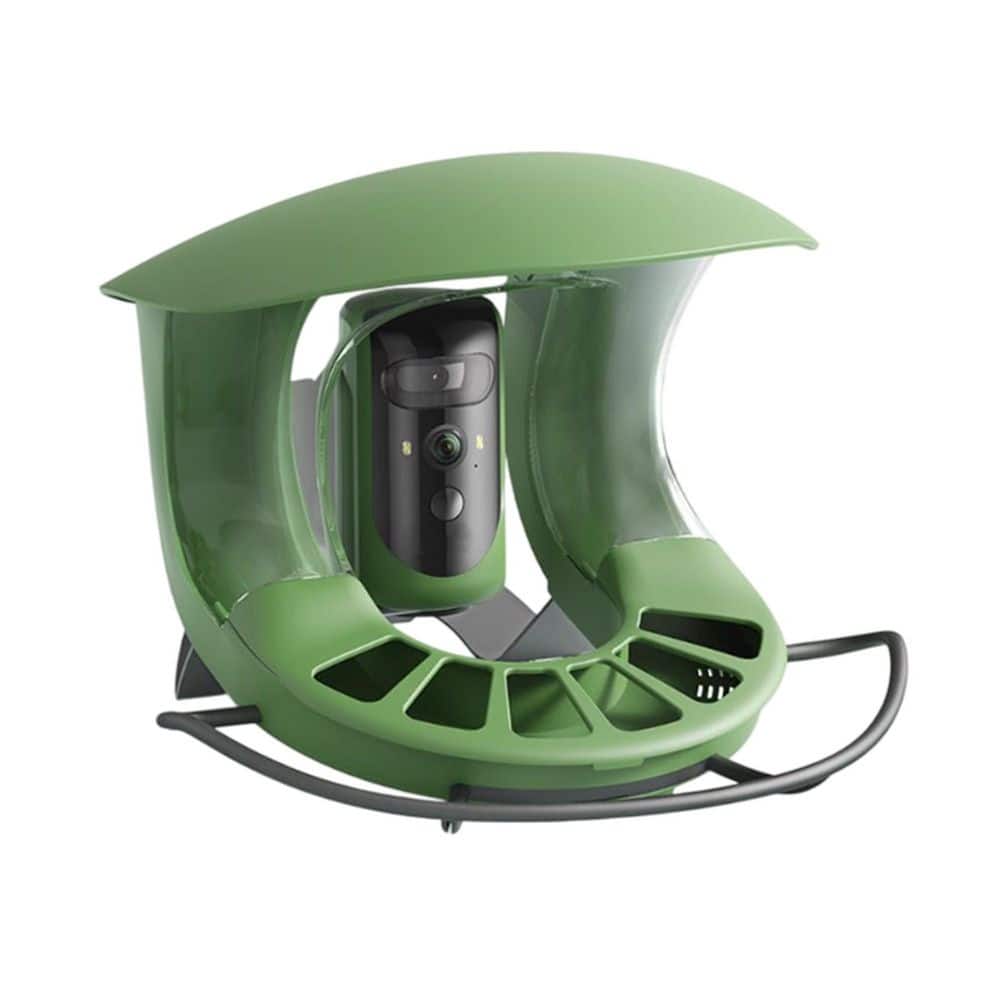 Plastic Pole Mount Dual-Lens (2K+1080P) Smart Bird Feeder with Camera AI Species ID Solar Powered for Songbirds price history on PriceWatchPro