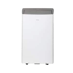 12,000 BTU (10,000 BTU DOE) Portable Air Conditioner in White with Dehumidifier and Remote in White