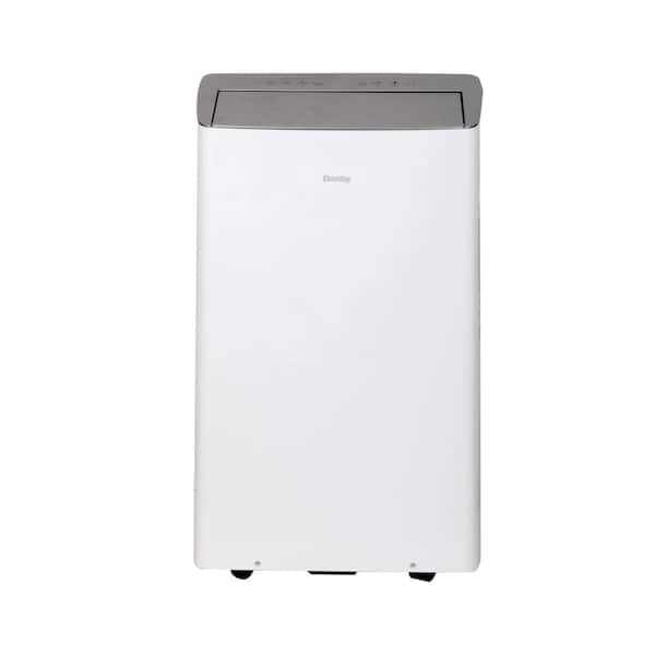 Danby 10,000 BTU Portable Air Conditioner Cools 500 Sq. Ft. with Dehumidifierand Remote in White