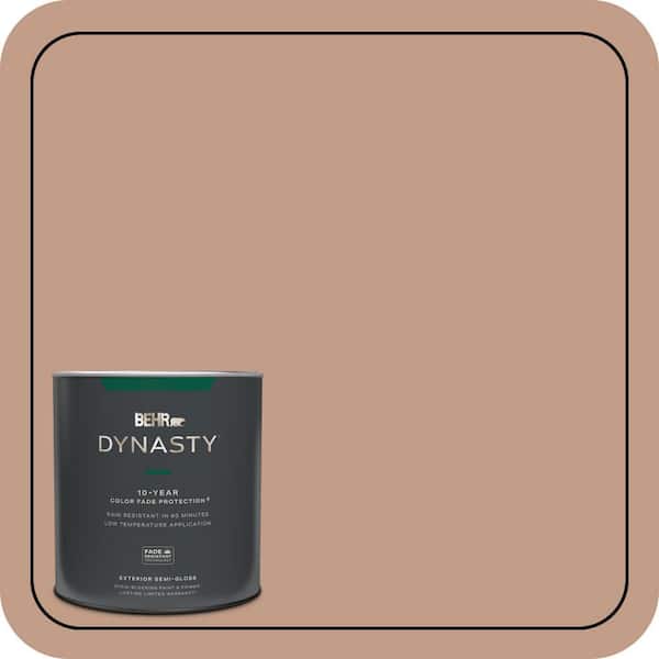 BEHR DYNASTY 1 qt. #S200-4 Chestnut Bisque Semi-Gloss Enamel Exterior Stain-Blocking Paint & Primer