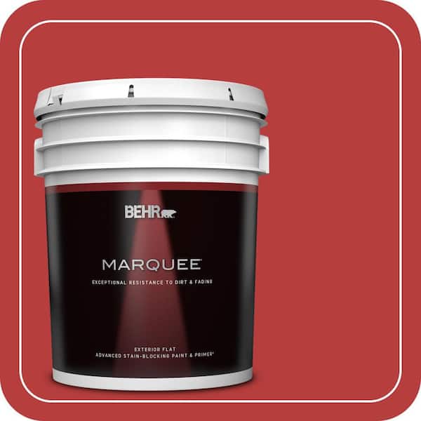 BEHR MARQUEE 5 gal. #S-G-170 Licorice Stick Flat Exterior Paint & Primer