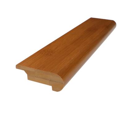 Solid Hardwood Hush 0.5 in. T x 2.75 in. W x 78 in. L Matte Overlap Stair Nose
