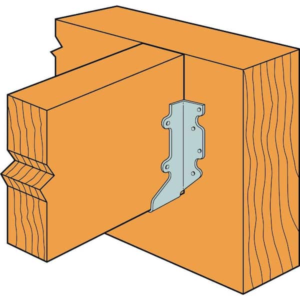 U Galvanized Face-Mount Joist Hanger for 3x6 Nominal Lumber