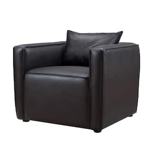 Absalon Dark Gray Low-Back Accent Chair