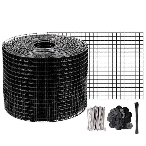 VEVOR Solar Panel Bird Wire 6 in. x 98 ft. Critter Guard Roll Kit Removable Steel Solar Panel Guard with Fasteners