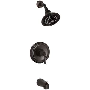 Devonshire 1-Handle Rite-Temp Tub and Shower Faucet Trim Kit in Oil-Rubbed Bronze (Valve Not Included)
