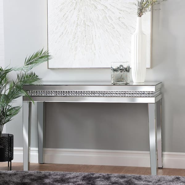 LV Mirror 47 Wide Console Table with LED Lights