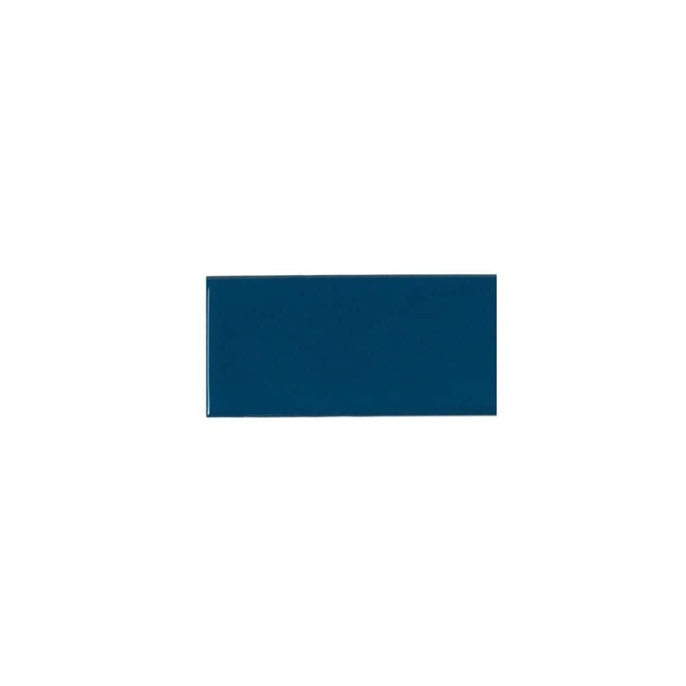 Take Home Tile Sample - Gloss Blue 2.5 in. x 5 in. Ceramic Wall Tile Sample price history on PriceWatchPro