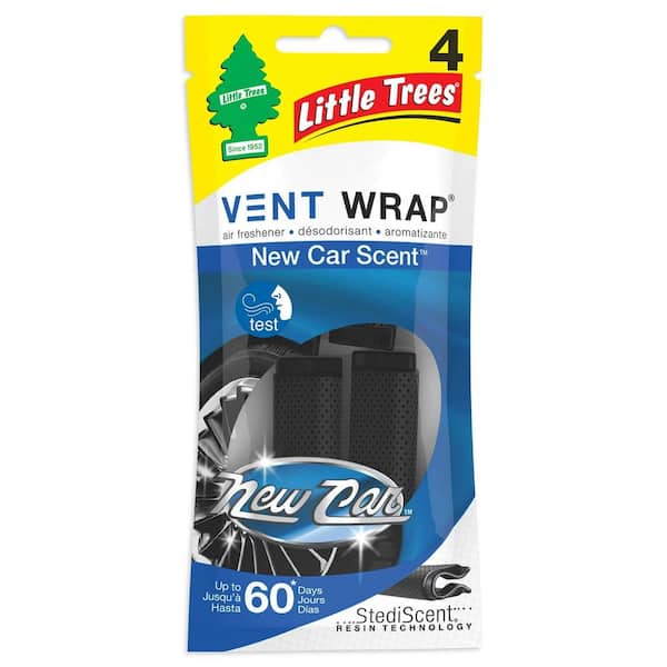 Little Trees New Car Scent Vent Wrap Air Freshener (4-Pack)