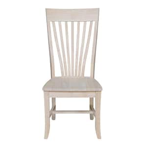 Amanda Unfinished Solid Wood Chair (Set of 2)