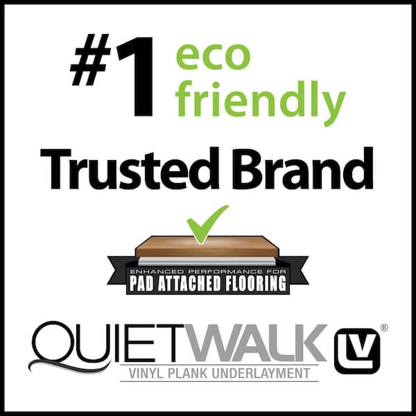 300 sq. ft. 36 in. W x 100 ft. L x 1.4 mm T Acoustical Underlayment with Vapor Barrier for All Vinyl Plank Flooring