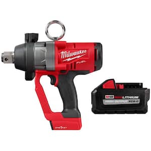 M18 FUEL ONE-KEY 18V Lithium-Ion Brushless Cordless 1 in. Impact Wrench with Friction Ring & 8.0Ah Battery