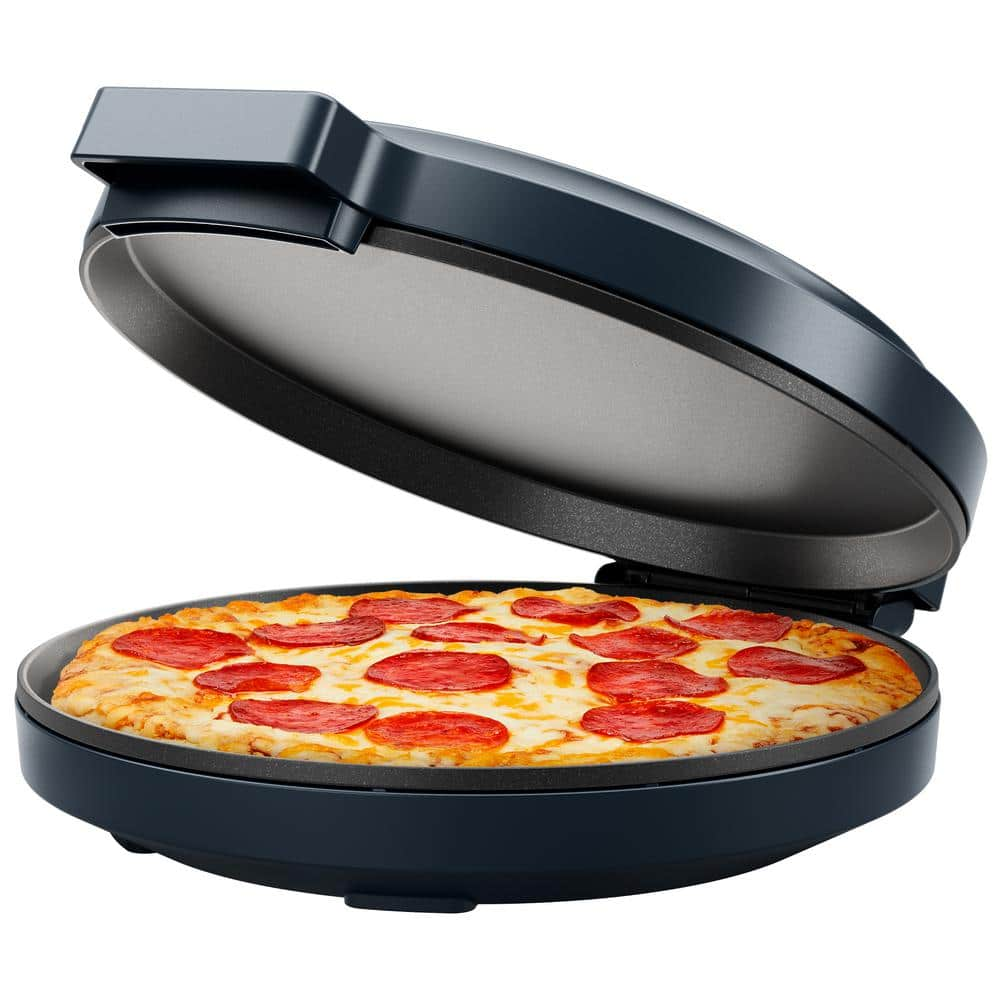 Chefman 113 Sq. In. Black Pizza Maker Countertop Electric Griddle RJ58 ...