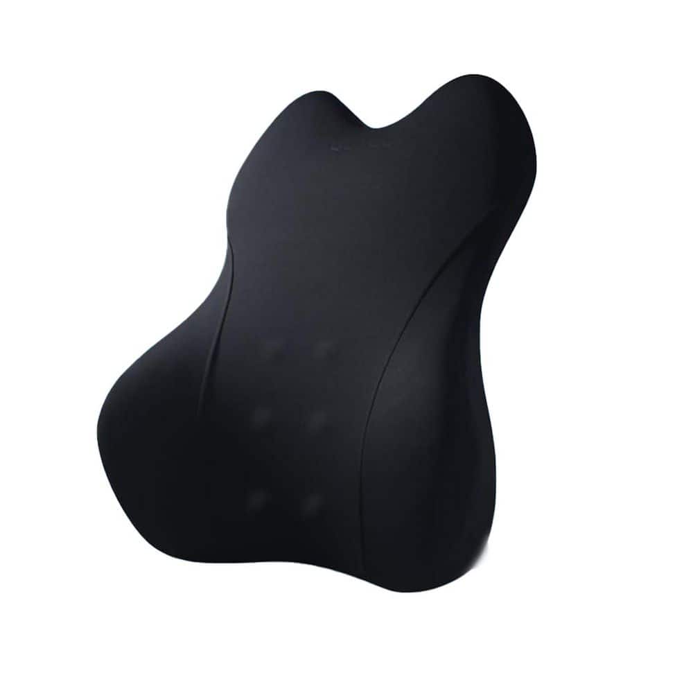 Black Memory Foam Ergonomic Back Pain Relief Adjustable Strap