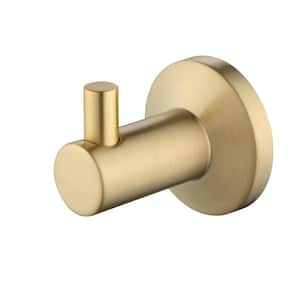 Dorind Knob Robe/Towel Hook in Brushed Gold