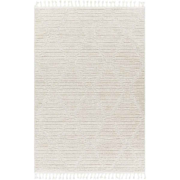 Livabliss Azilal AZI-2318 6'7" x 9' Brown Machine Woven Rug
