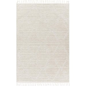 Azilal Ivory Global 5 ft. x 7 ft. Indoor Area Rug