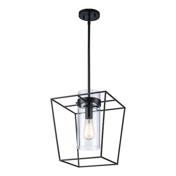 Monteaux Lighting 10-Light 10.25 ft. Black Indoor/Outdoor Plug-In  Integrated LED Lantern String Light C7826 - The Home Depot