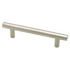 3-3/4 in. (96mm) Center-to-Center Stainless Steel Bar Drawer Pull