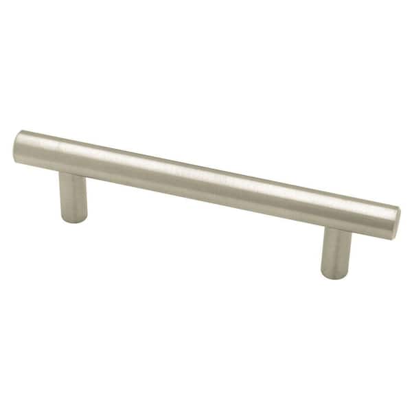 Center Stainless Steel Bar Drawer Pull, Stainless Steel Cabinet Pulls Home Depot