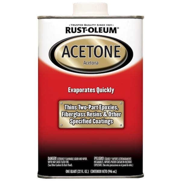 Rust-Oleum Automotive 1-qt. Acetone (4-Pack)