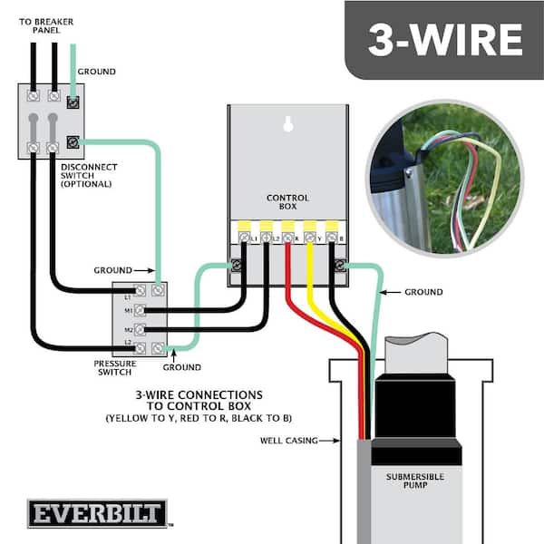 well pump control box wiring diagram 3 wire