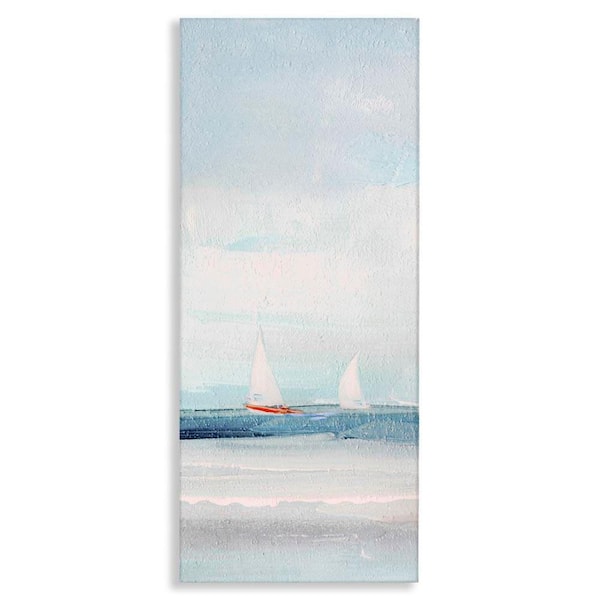 Stupell Industries Sailboat Pair Floating by Sally Swatland Unframed ...