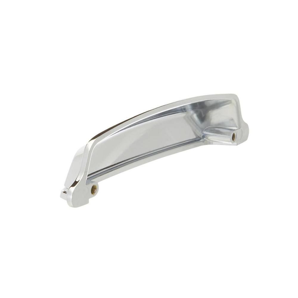Polished Chrome 5-Inch Traditional Cup Drawer Pulls