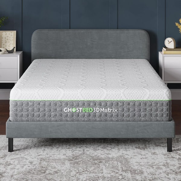 GhostBed 3D Matrix 12 in. Medium Firm Gel Memory Foam Smooth Top Queen Hybrid Mattress