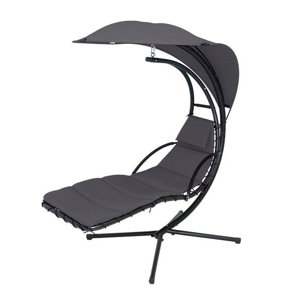 Maypex 73 In Steel Outdoor Floating Hanging Curved Chaise Lounge Chair With Grey Cushion And Canopy Umbrella 300360 Gr The Home Depot - Hanging Chaise Lounge With Umbrella Maypex 73 In Steel Outdoor Floating Hanging Curved Chaise Lounge Chair With Grey Cushion And Canopy Umbrella 300360 Gr The Home Depot - Hanging Chaise Lounge With Umbrella
