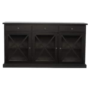 Hampton 62 in. Black Buffet