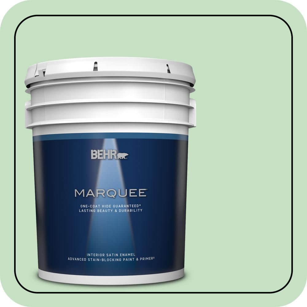 5 gal. #450C-3 Green Myth Satin Enamel Interior Paint & Primer price history on PriceWatchPro