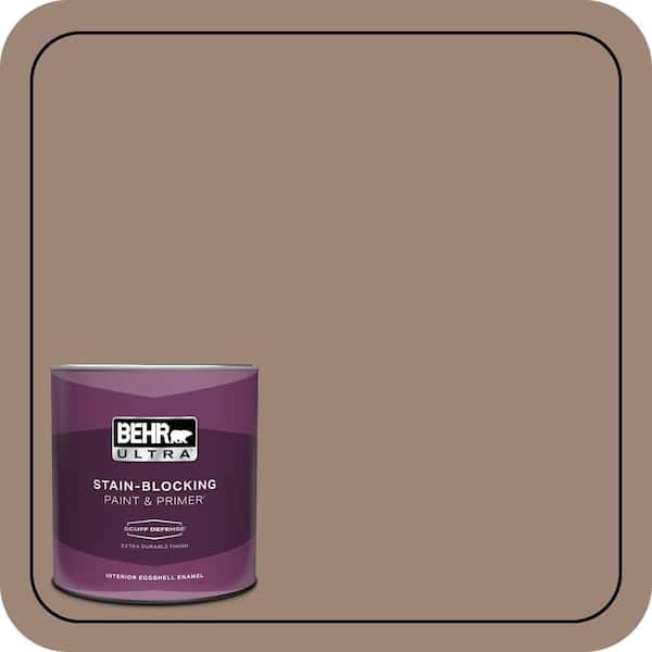 BEHR ULTRA 1 qt. #PPU5-16 Earthnut Extra Durable Eggshell Enamel Interior Paint & Primer