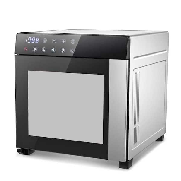 8-Tray Stainless Steel Food Dehydrator with LED Digital Display and Temperature, Timer Control