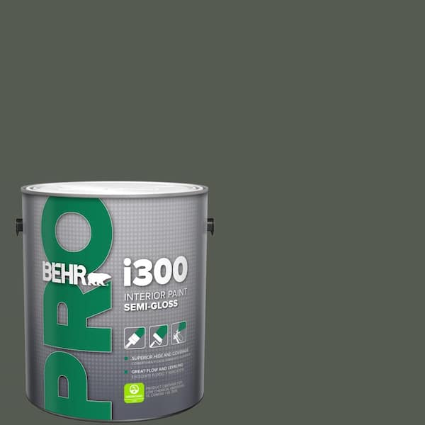BEHR PRO 1 gal. #N410-7 North Woods Semi-Gloss Interior Paint