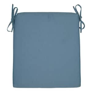 22 in. L Olefin Patio Rocking Chair Cushion Indoor/Outdoor, Blue Gray