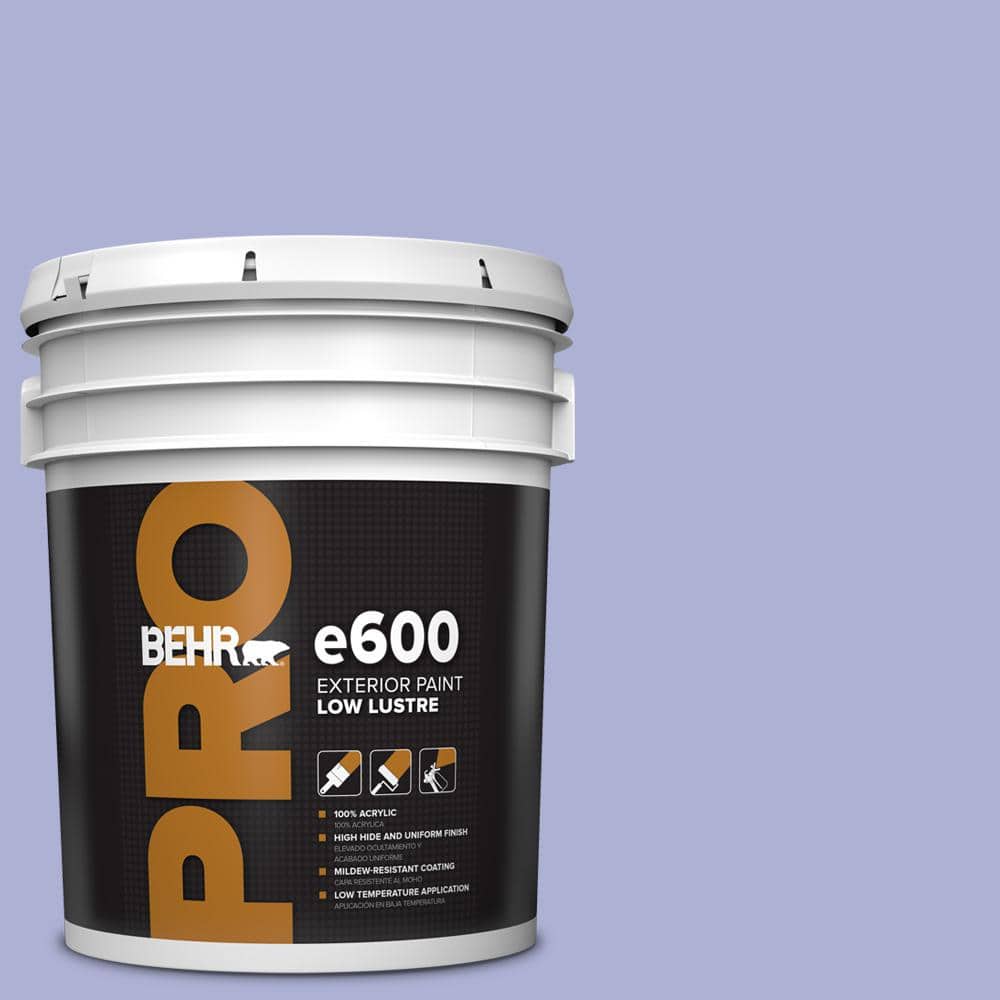 5 gal. #620B-4 Pixie Violet Low Luster Exterior Paint price history on PriceWatchPro