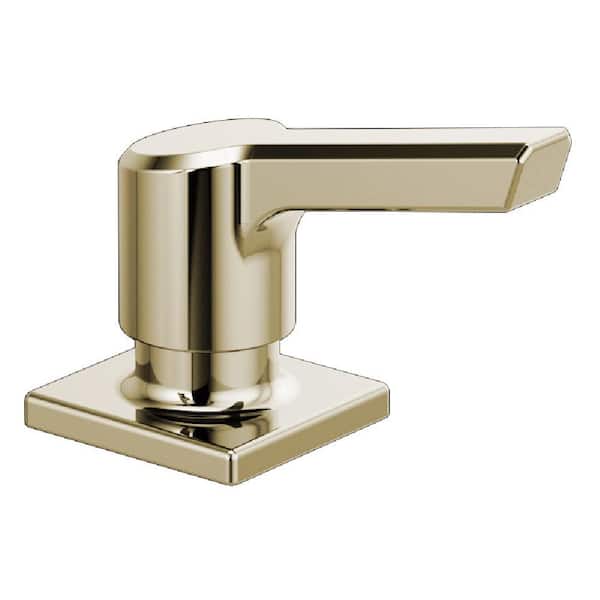 Delta Pivotal Deck-Mount Soap and Lotion Dispenser in Polished Nickel