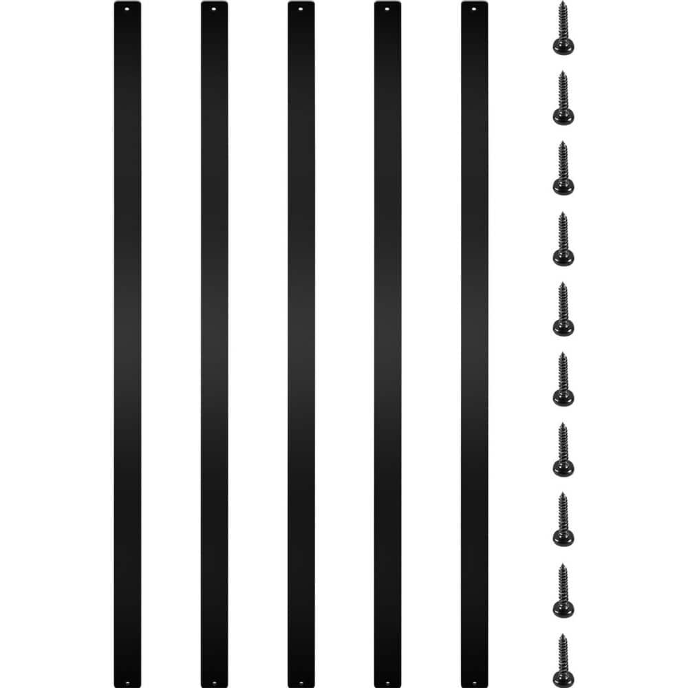 29.5 in .x 1 in. Staircase Deck Balusters with Screws, Aluminum Alloy Deck Railing for Porch,76 Pack Metal Deck Spindles price history on PriceWatchPro