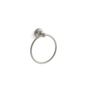 Capilano Towel Ring in Vibrant Brushed Nickel
