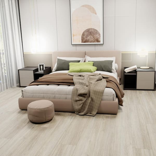 Spring Valley Oak 12mm T x 7.6 in. W Waterproof Laminate Wood Flooring (21.06 sq.ft./Case)