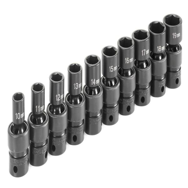 GP 3/8 in. Drive Universal Metric Set (10-Piece) GRE1210UM - The