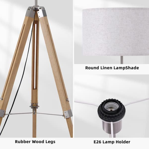 Tripod Spherical Lamp of Steamed Pine. Tripod Spherical Lamp of Steamed Pine.