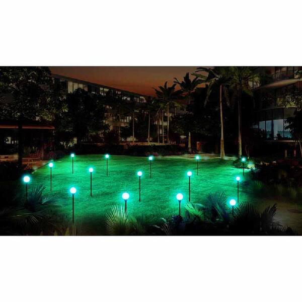 landscape lights with speakers