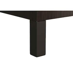 7-7/8 in. (200 mm) Matte Black Adjustable Furniture Leg (4-Pack)