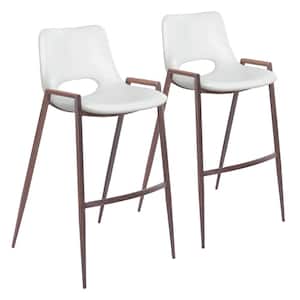 Desi Bar Chair (Set of 2) White