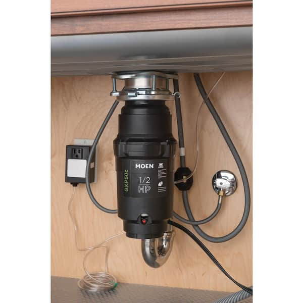 MOEN Prep 1/2 HP Continuous Feed Garbage Disposal including