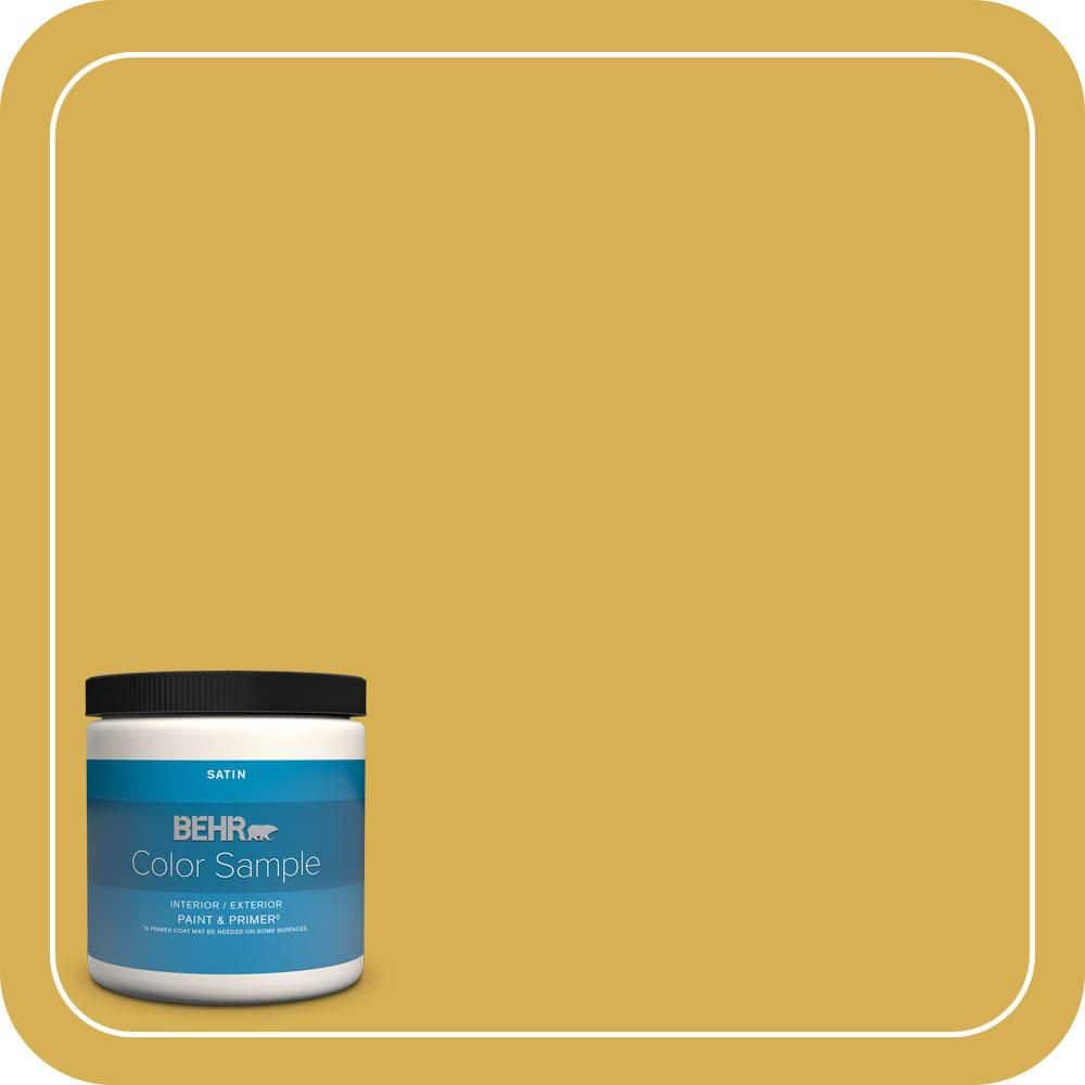 8 oz. #370D-6 Golden Cricket Satin Enamel Interior/Exterior Paint & Primer Color Sample price history on PriceWatchPro