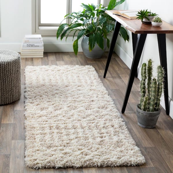 Briar Beige 3 ft. x 12 ft. Indoor Area Rug