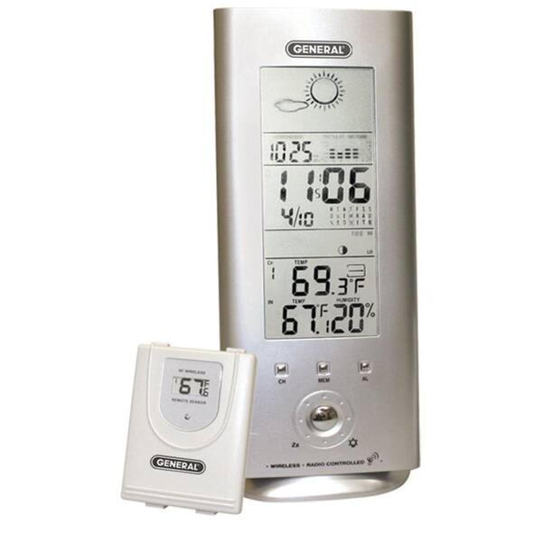 General Tools Digital Thermometer and Barometer with Humidity Measuring